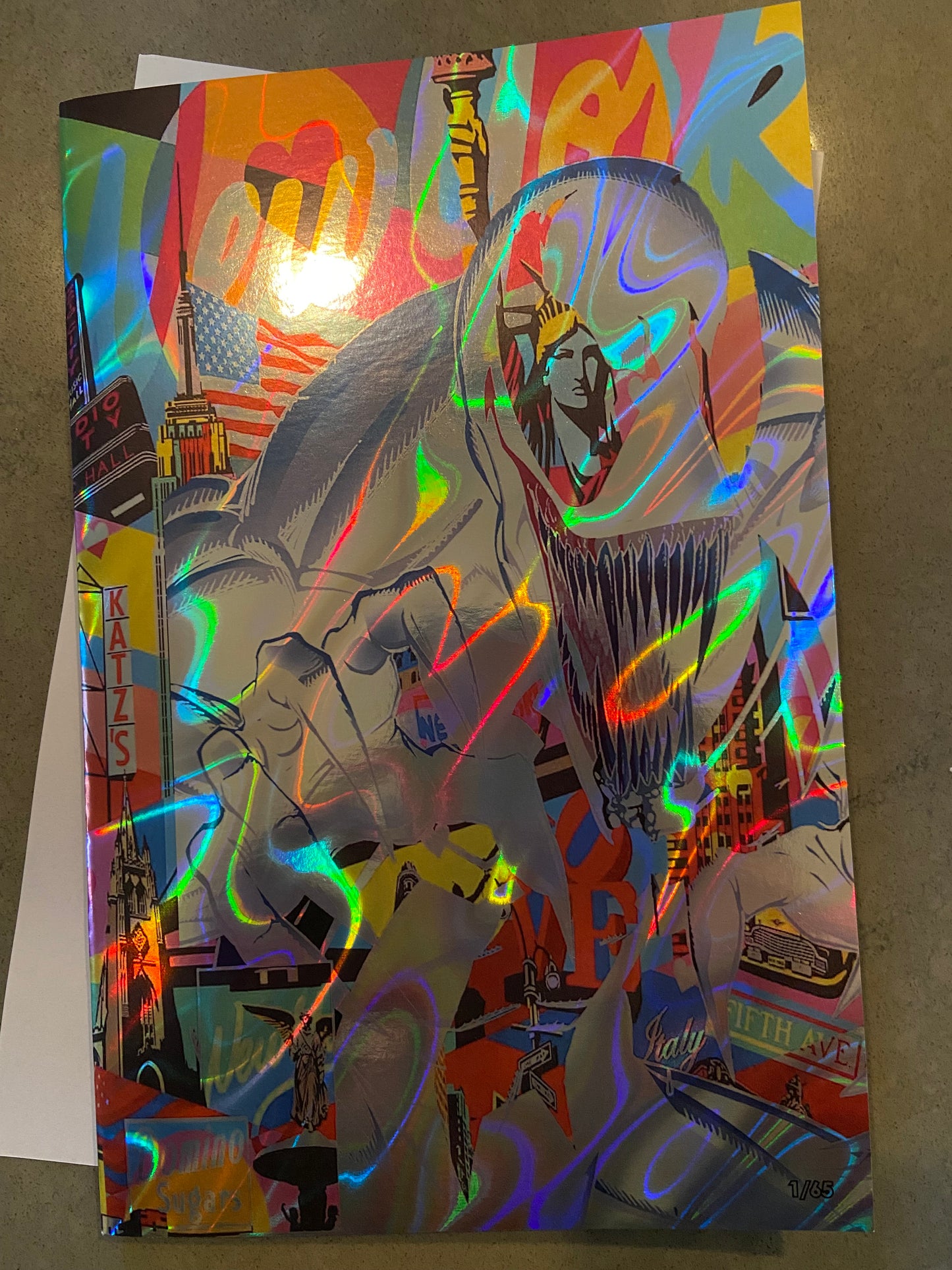 NYCC Exclusive - 50 Years of Sam in the Comicbook Industry Tribute Book. ‘I ❤️ NY’ PopArt