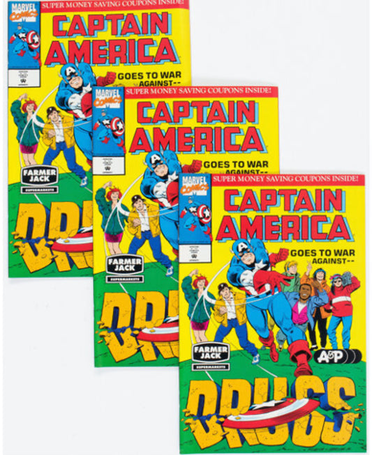 Captain America Goes to War Against Drugs #1