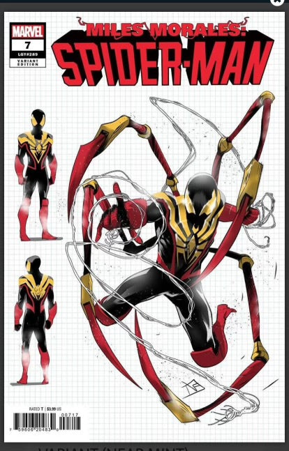 Spider-Man: Miles Morales #7 FEDERICO VICENTINI VARIANT 1:10