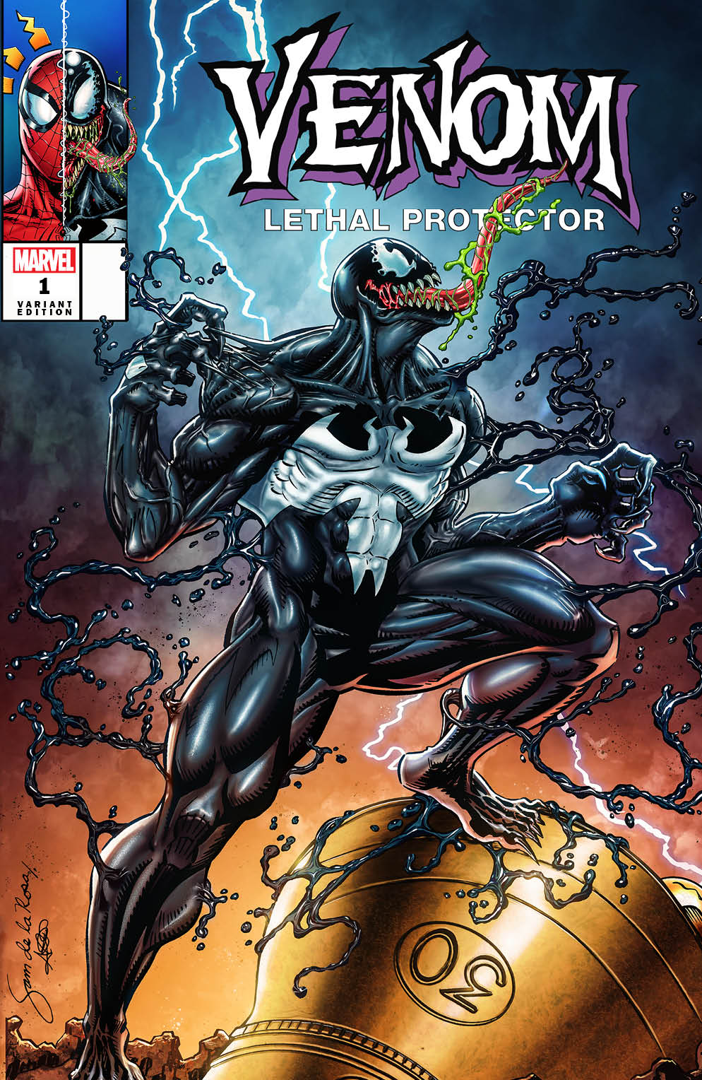 Venom Lethal Protector II #1 GATORGUARD Exclusive Variant Comic Book- Sam de la Rosa - Trade Dress