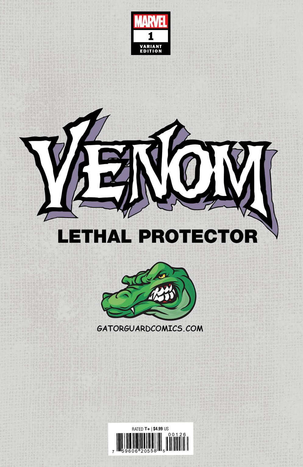 Venom Lethal Protector II #1 GATORGUARD Exclusive Variant Comic Book- Sam de la Rosa - Trade Dress