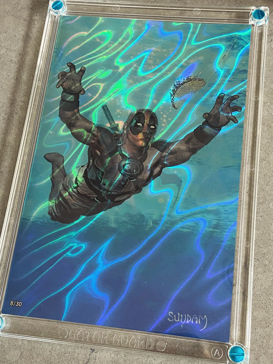 Deadpool Nirvana Homage on Arthur Suydam tribute book.