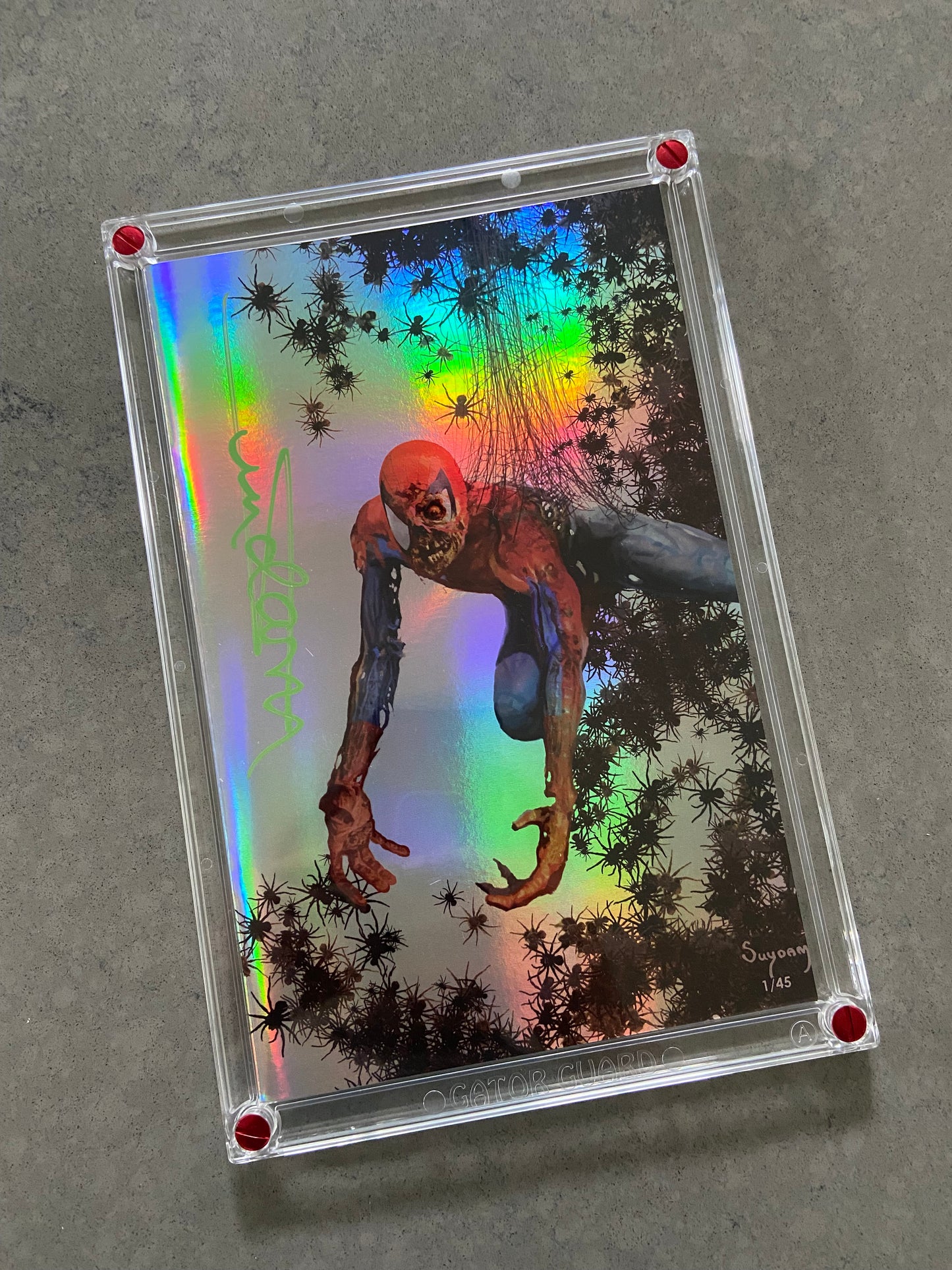 Arthur Suydam’s Zombie Spidey - Tribute Book - Signed  Number 1 of 45!