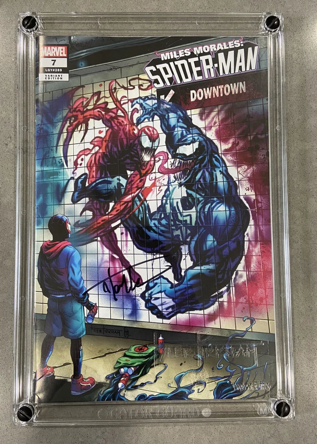 Miles Morales spider man trade signed in GG