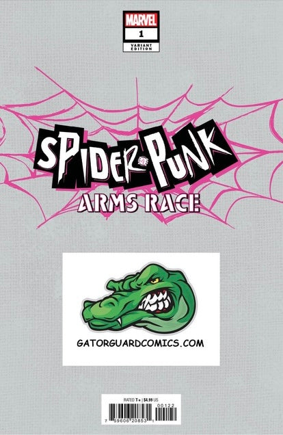 JUST IN!  Spider-Punk Arms Race #1 GATORGUARD Exclusive Variant Comic Book- JOHN GIANG - Virgin